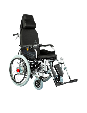 Silla De Ruedas Eléctrica Venus 2.0 BIG MOTION Silla de ruedas eléctrica con reclinación manual de espaldar y descansapies, dos 