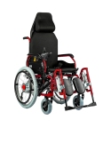 Silla De Ruedas Eléctrica Comfort Six BIG MOTION Silla de ruedas con reclinación eléctrica de espaldar y descansapies, plegable,