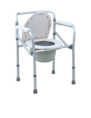 Silla Sanitaria en Aluminio — Liviana y Resistente para el Baño