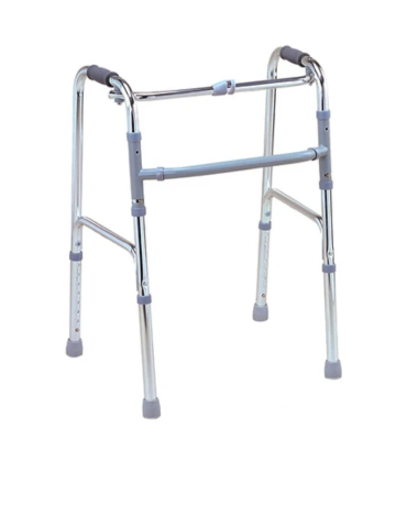 Caminador Plegable en Aluminio BIG MOTION Caminador liviano en estructura de aluminio, plegable, con barras doblemente cruzadas 