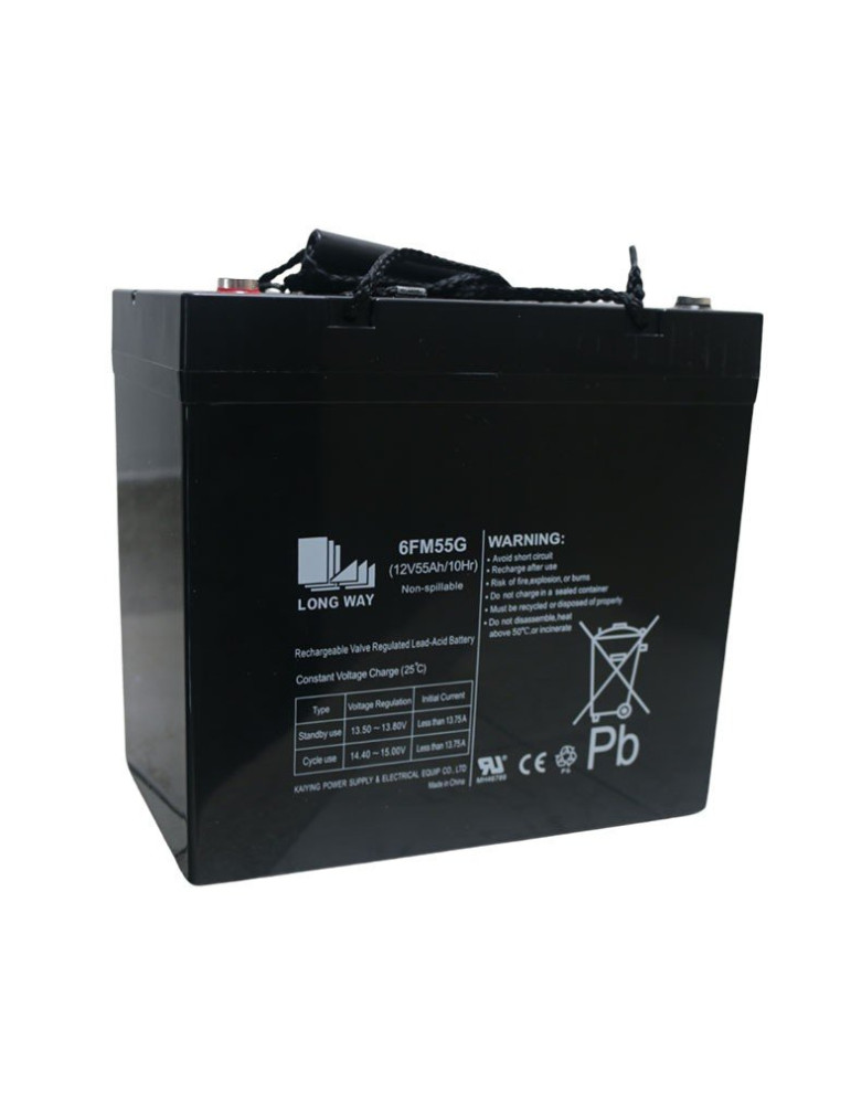 Baterías 12 V 55 Ah BIG MOTION Baterias 12v (voltios) 55 Ah (amperios) para sillas de ruedas eléctricas
La imagen es de uso ilu